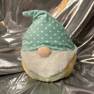 Squishmallows MADDOX GNOME 8” 2020 Plush Doll Yellow Green Teal Polka Dot